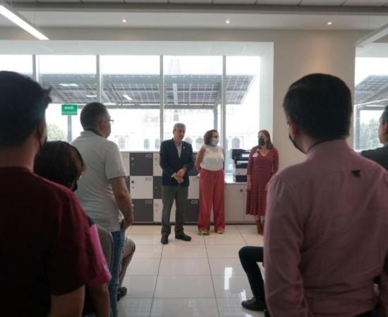 Visita del Vicerrector Héctor Raul Solís Gadea 